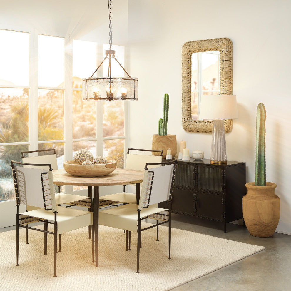 Glenn Large Round Metal Chandelier
