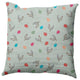 Chickens and Eggs Easter Indoor/Outdoor Throw Pillow, Breezeway Green, 16x16"