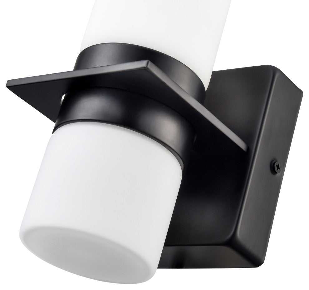 LED Light 4.25 in. Matte Black Outdoor