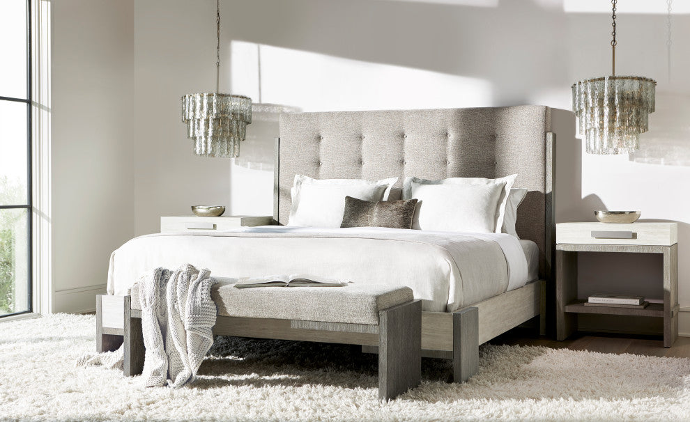 Bernhardt Foundations Nightstand, Light Shale Finish