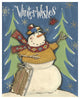 "Snowman Season I" Digital Paper Print by Anne Tavoletti, 22"x26"