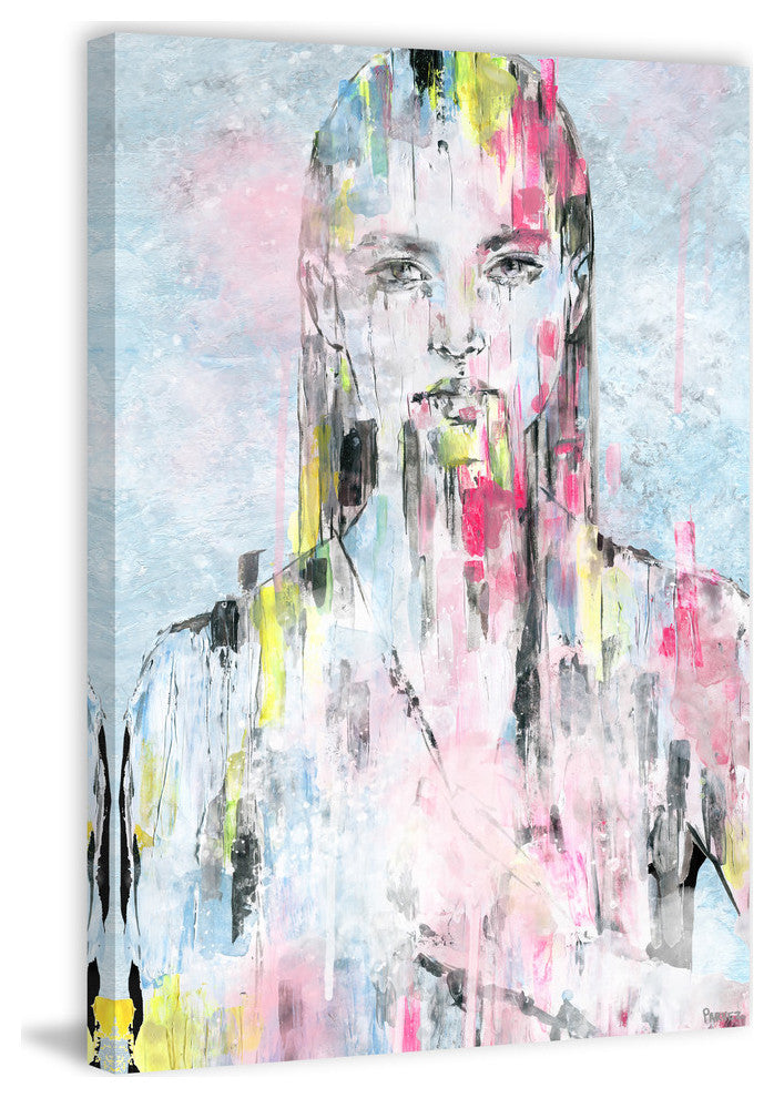 "Pretty in Colors" Painting Print on Wrapped Canvas, 40"x60"