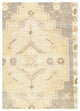 Fine Hand Knotted Oushak Rug 6'x9'2"
