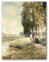 'Country Road to Spuyten' Canvas Art by Ernest Lawson