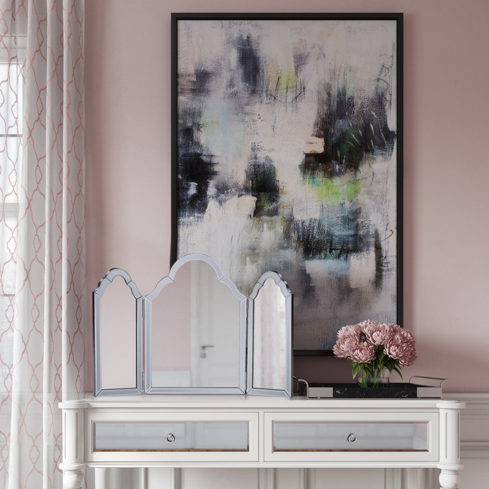 Grigio Trifold Vanity Mirror