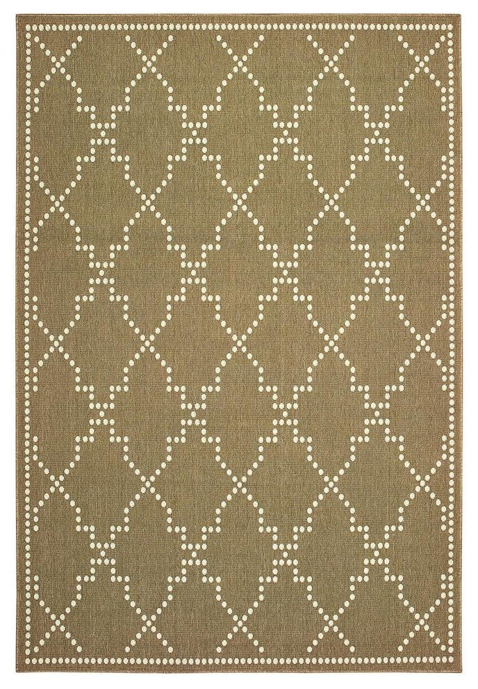 Marina 7765Y, Tan/Ivory, 7'10"x7'10"