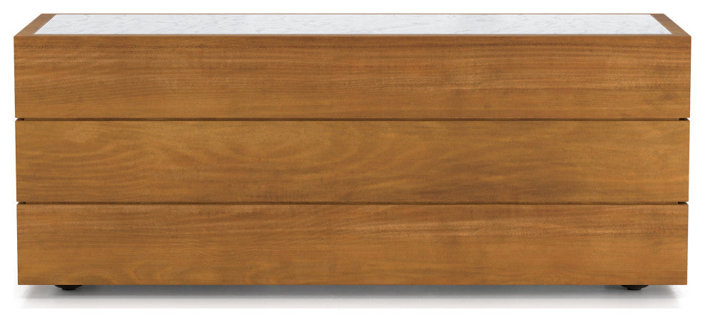 Grant Outdoor End Table-Natural Teak