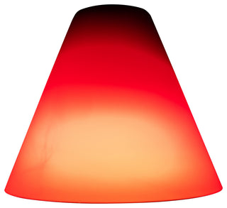 Inari Silk Martini Pendant Glass Shade, Red