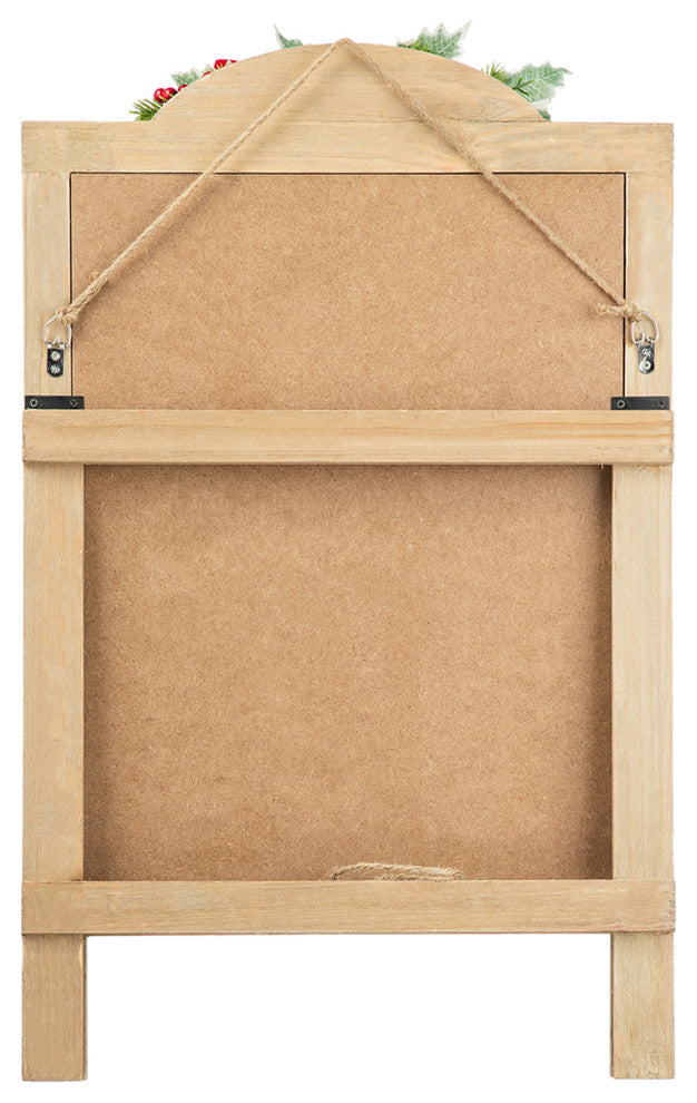 23.75"H Wooden Easel Porch Decor