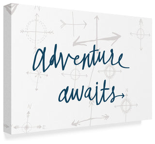 Wild Apple Portfolio 'Adventure Awaits v2' Canvas Art, 24"x16"