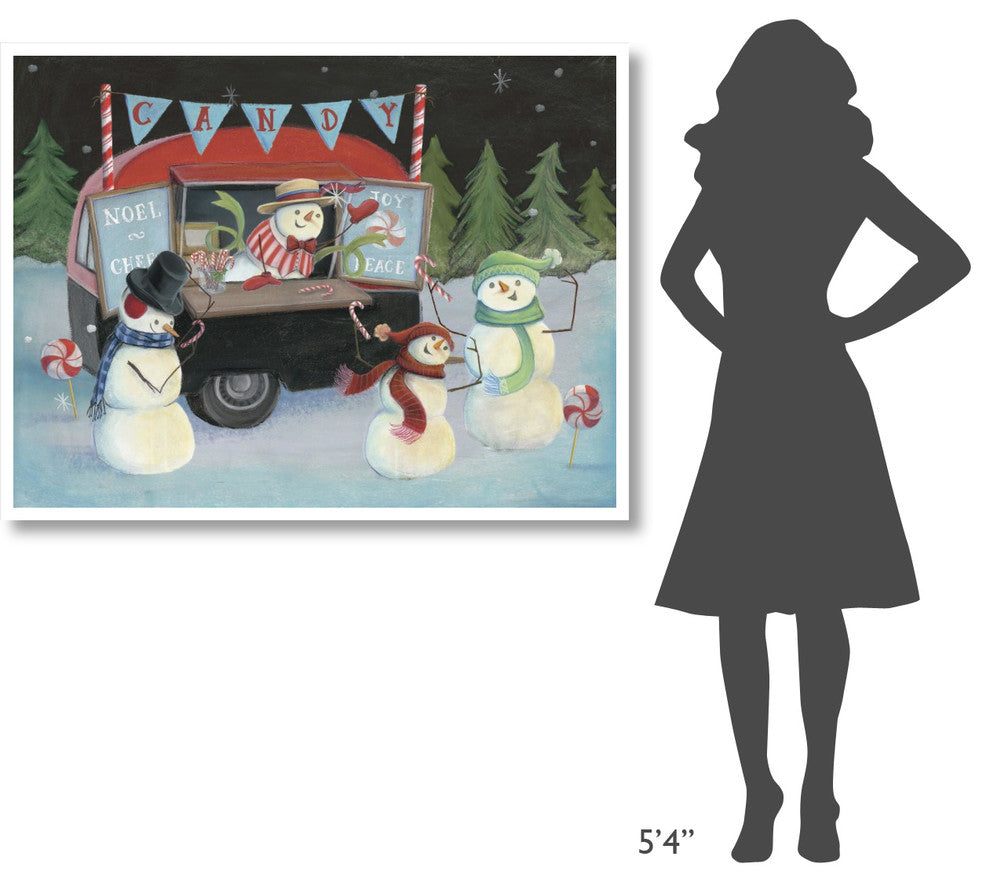 "Christmas on Wheels I" Digital Paper Print by Mary Urban, 50"x38"