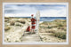 "Real Surfing Santa" Framed Painting Print, 45x30