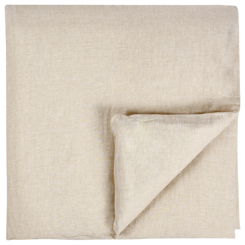 Jayson Linen Cashmere Blend Duvet by Kosas Home, Beige, Queen