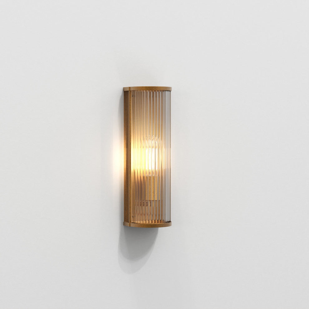 Astro Avignon Round 375, Dimmable Indoor Wall Light (Antique Brass)