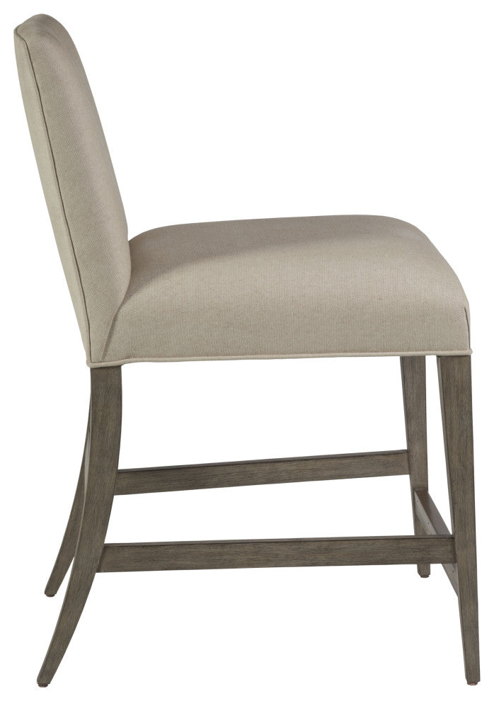 Madox Upholstered Low Back Counter Stool