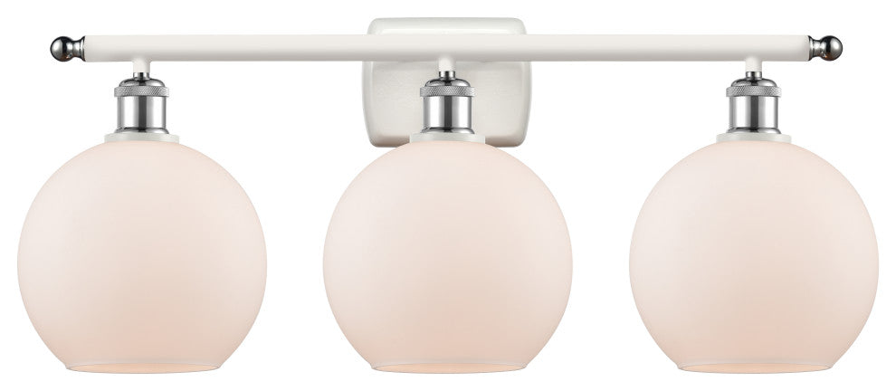 Innovations Lighting 516-3W-WPC-G121-8 Athens 3 Light 26" Bath Vanity Light