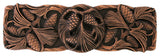Cones & Boughs Pull Antique Brass, Antique Copper
