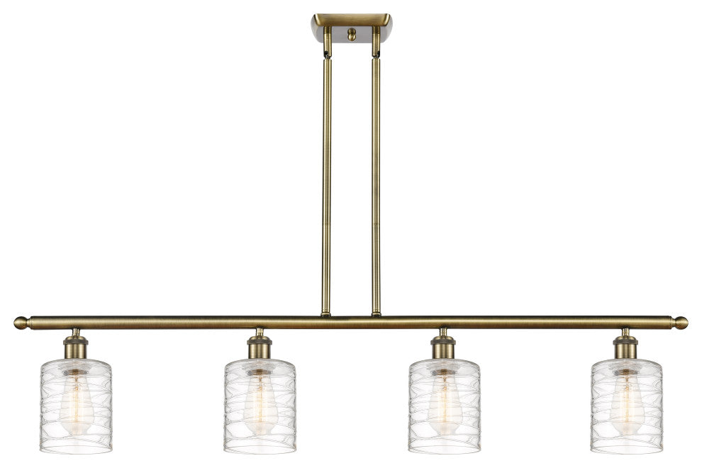 Innovations 516-4I-AB-G1113-LED 4-Light Island Light, Antique Brass