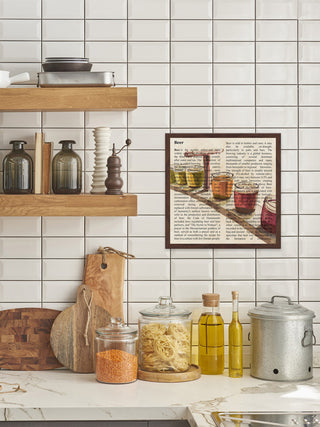"Beer Smorgasbord" Framed Painting Print, 18"x18"