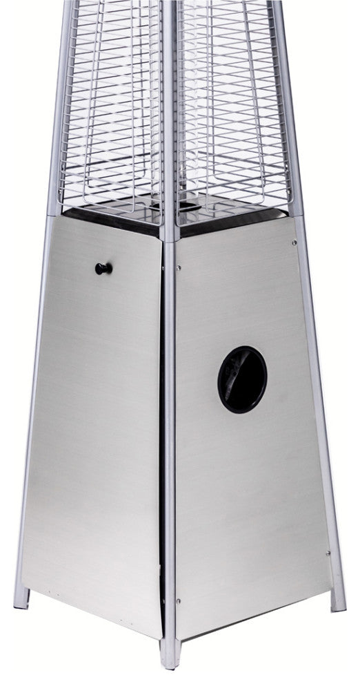 Legacy Heating 40,000 BTU Stainless Steel Outdoor Flame Heater, Stainless Steel