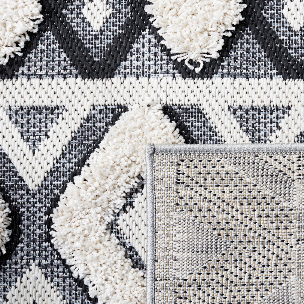 Safavieh Cottage Collection COT210B Rug, Ivory/Black, 8' X 10'