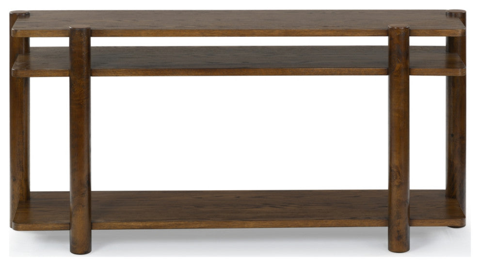 Safavieh Couture Edisyn Wood Console Table, Medium Oak