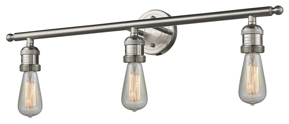 Innovations Lighting 204-Sn 3 Light Bathroom Fixture