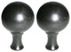 Royal Designs Medium Ball Lamp Finial, Antique Brass