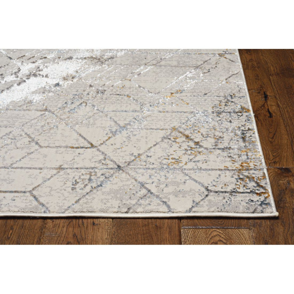KAS Inspire 7503 Ivory Elliott Area Rug, 7'10"x10'10"