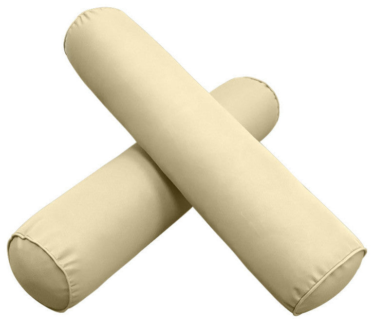 Style5 Twin-XL Pipe Trim Outdoor Mattress Bolster Slip Cover COMPLETE SET AD103