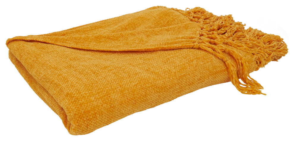 Knotted Design Chenille Throw, Multi
