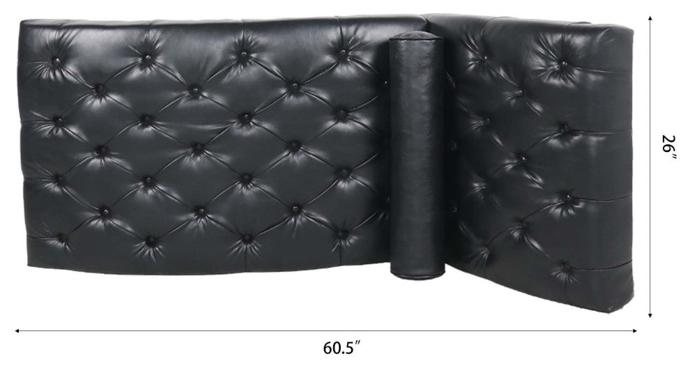 TATEUS PU Leather Upholstered Chaise Lounge