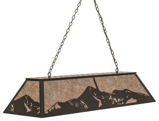 61 Long Mountain Range Oblong Pendant
