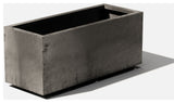 Metallic Series Corten Steel Long Box Planter, Large