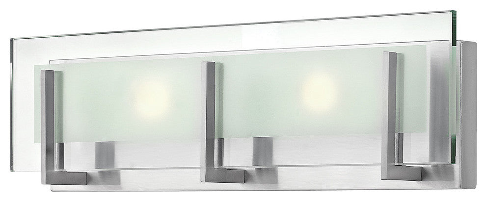 Hinkley Latitude Bath 2-Light Vanity, Brushed Nickel