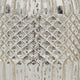 Isla Glass Table Lamp, Silver