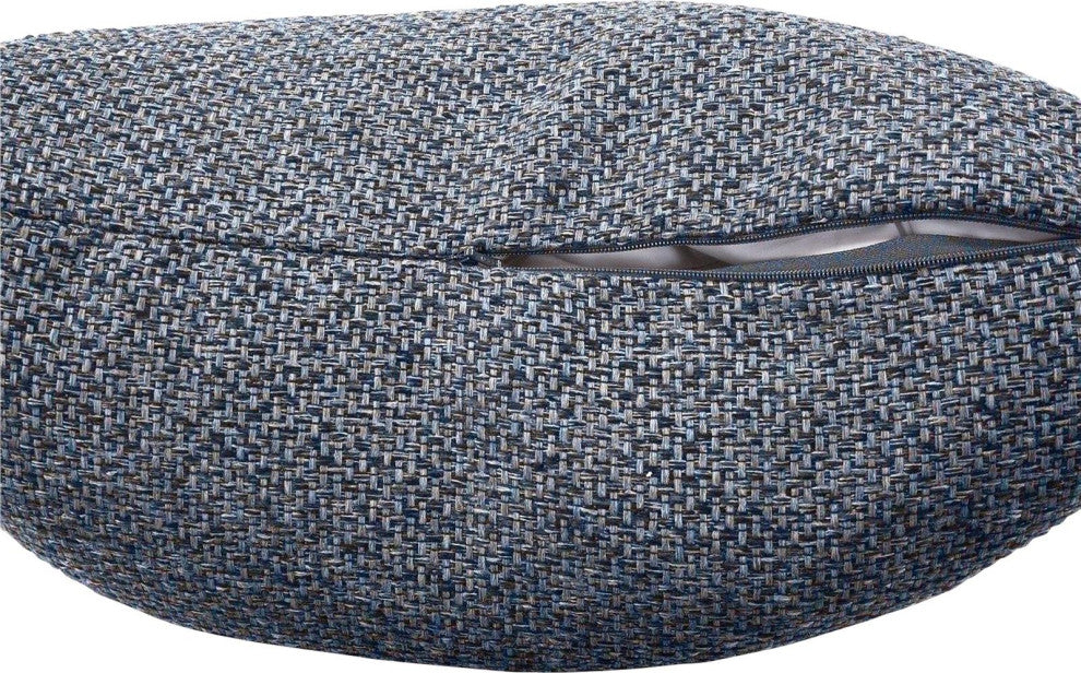 Indigo Blue Panama Pillow 24"x24"