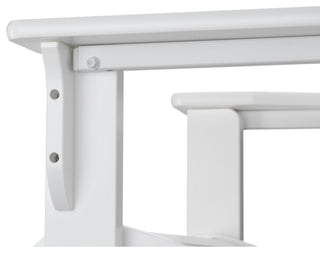 Adirondack Sling Outdoor Ottoman, Brooks/Warm Gray