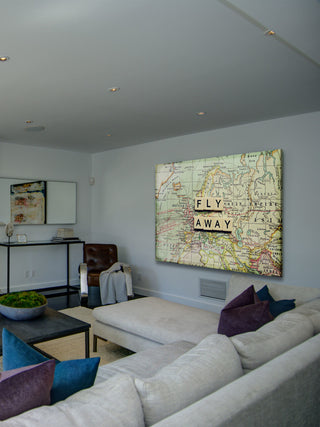 "Fly Away" Print on Canvas by Sylvia Cook