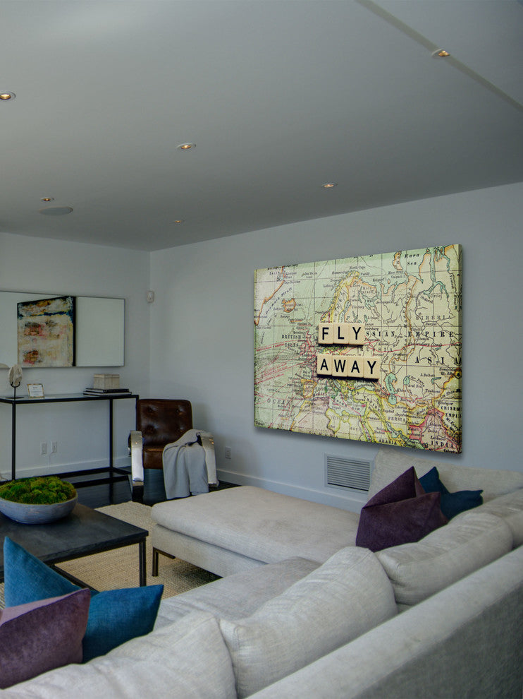 "Fly Away" Print on Canvas by Sylvia Cook