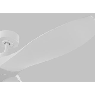 Monte Carlo Collins Coastal 60" Smart Ceiling Fan 3CLNCSM60RZW Matte White