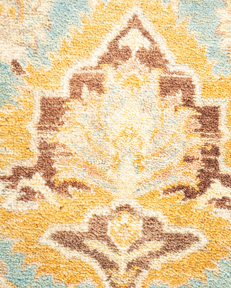 Mogul, One-of-a-Kind Hand-Knotted Area Rug Light Blue, 8'3"x9'3"