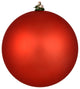 Vickerman N591039Dmv 4" Bittersweet Matte Ball Ornament, 6 Per Bag