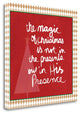"The Magic Of Christmas - Border" By Linda Woods, Giclee on Gallery Wrap Canvas
