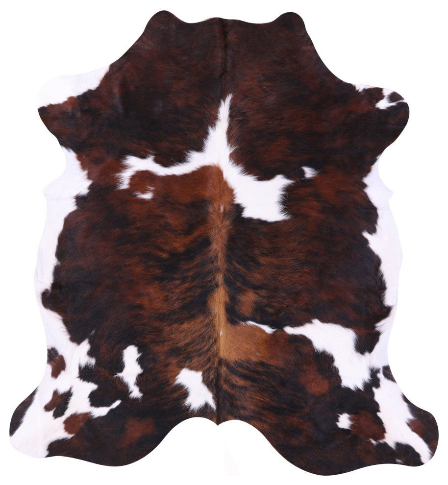 Organic Natural Hair-On Cowhide Area Rug 6' 10" X 6' 4" C1852