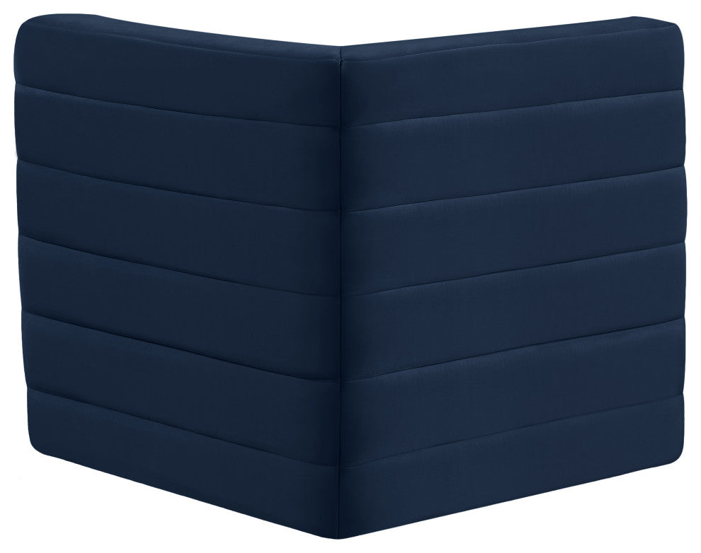 Quincy Modular Component, Navy, Corner Chair