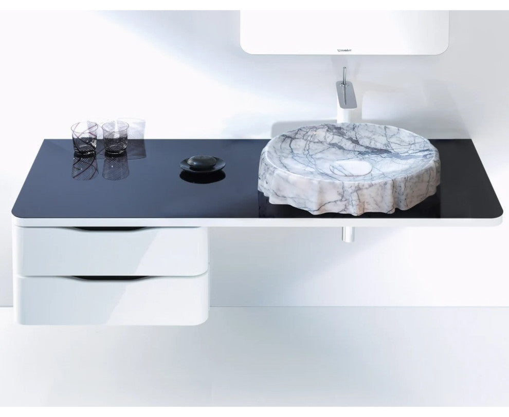 New York Marble Artistic Vessel Sink Polished (W)16" (L)26" (H)5"