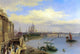 William Parrott Figures Promenading Outside Somerset House Wall Decal