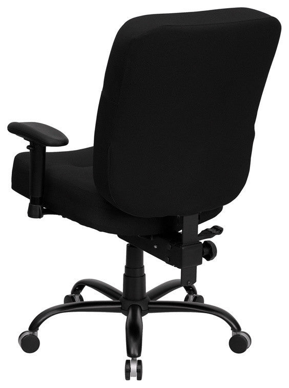 Hercules Series 400 lb. Capacity Big and Tall Fabric Office Chair, With Arms