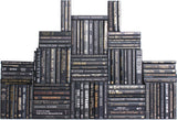 Decorative Books - Onyx Book Wall - Set of 100 Black Books